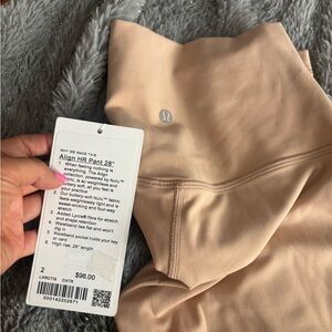 Size 2 lululemon brand new with tags